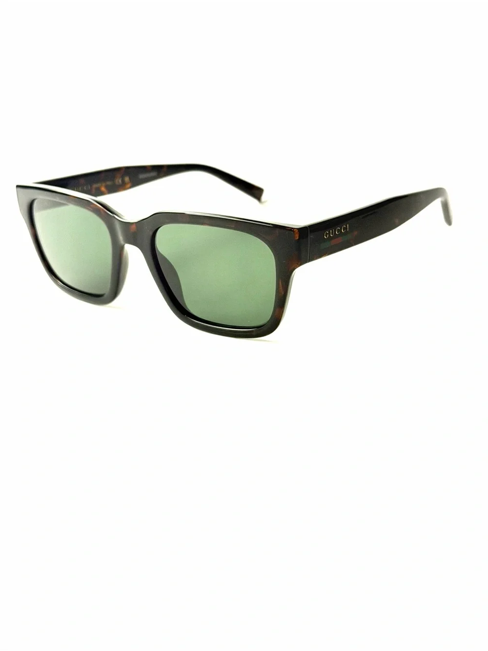 Gucci GG 1857 S 002 New Sunglasses Brown Square Plastic 55-20 Authenti